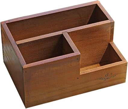 Fablcrew Caja de Almacenamiento Cosmética de Madera Vintage ...
