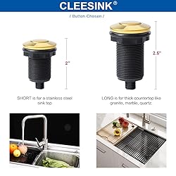 CLEESINK Garbage Disposal Air Switch Kit, Sink Top