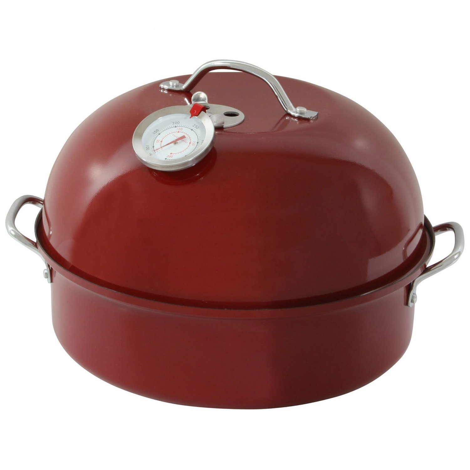 Nordic Ware 36550 Indoor/Outdoor Kettle Smoker | Compact Smoker for BBQ, Grilling & Smoking