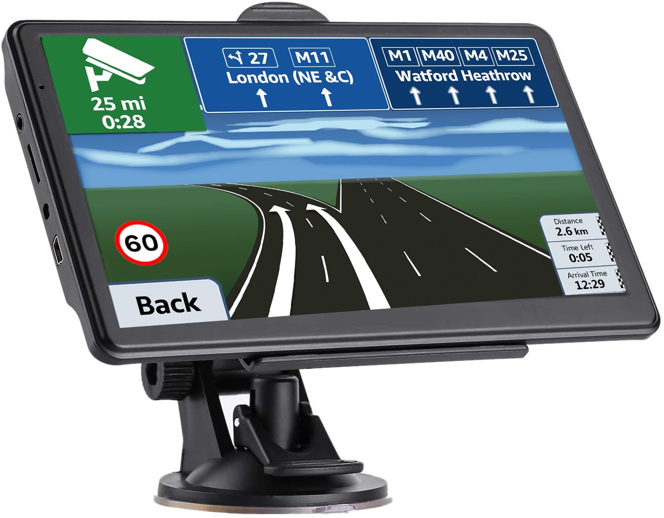 GPS Navigation for Car, 2024 Map 7 inch Touch