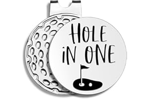 Pishovi Funny Golf Ball Markers with Hat Clip, Men Golf Accessories, Birthday Retirement Golf Gifts for Dad, Husband, Grandpa, Golf Lover