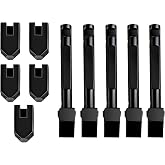 HQLDMYGS 5 Black Tool Box Latch Lock Kits with 5 Latches and 5 Hooks | Fit For Pro Series 2 Tool Box And 5 Drawer Rolling Tool Cart,Hard Plastic Construction Provide Stable Tight Locking 