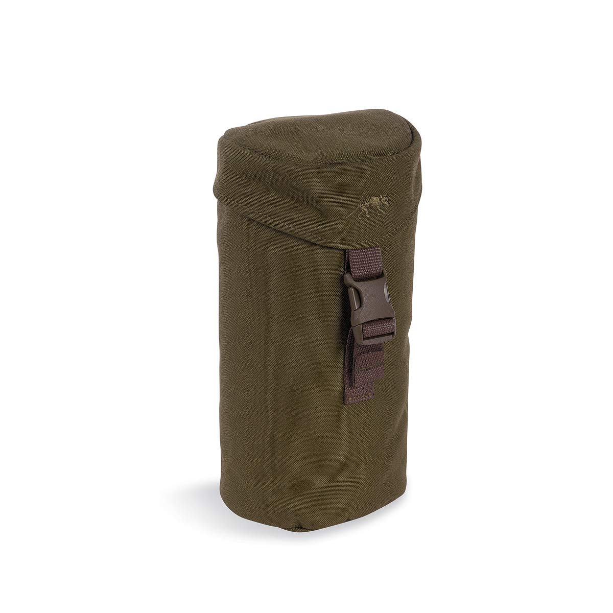 Tasmanian Tiger Tactical Water Bottle Holder with Strap - 1-Liter Molle System Bottle Holder with Quick-Release Buckle, Olive