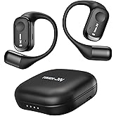 TOUGH ON True Open Ear Earbuds Wireless Bluetooth 5.3 Headphones with Microphone, Earbuds with Earhooks, ENC Noise-Cancellation, 45H Playtime, Long-Lasting Comfort, Crystal-Clear Calls for Driving/Gym