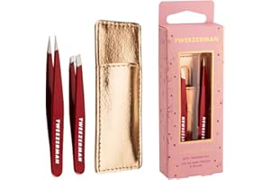 Tweezerman Vintage Rose Mini Tweezer Set with Case