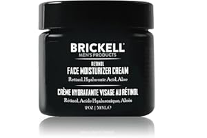 Brickell Men's Retinol Face Moisturizer Cream For Men, Natural & Organic, Face Night Cream with Retinol & Hyaluronic Acid To 