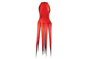 In the Breeze 5206 — 40-inch Octopus 3D Windsock — Realistic Sea Life Windsock for Homes, Gardens, Classrooms with Free-Flowing Tentacles