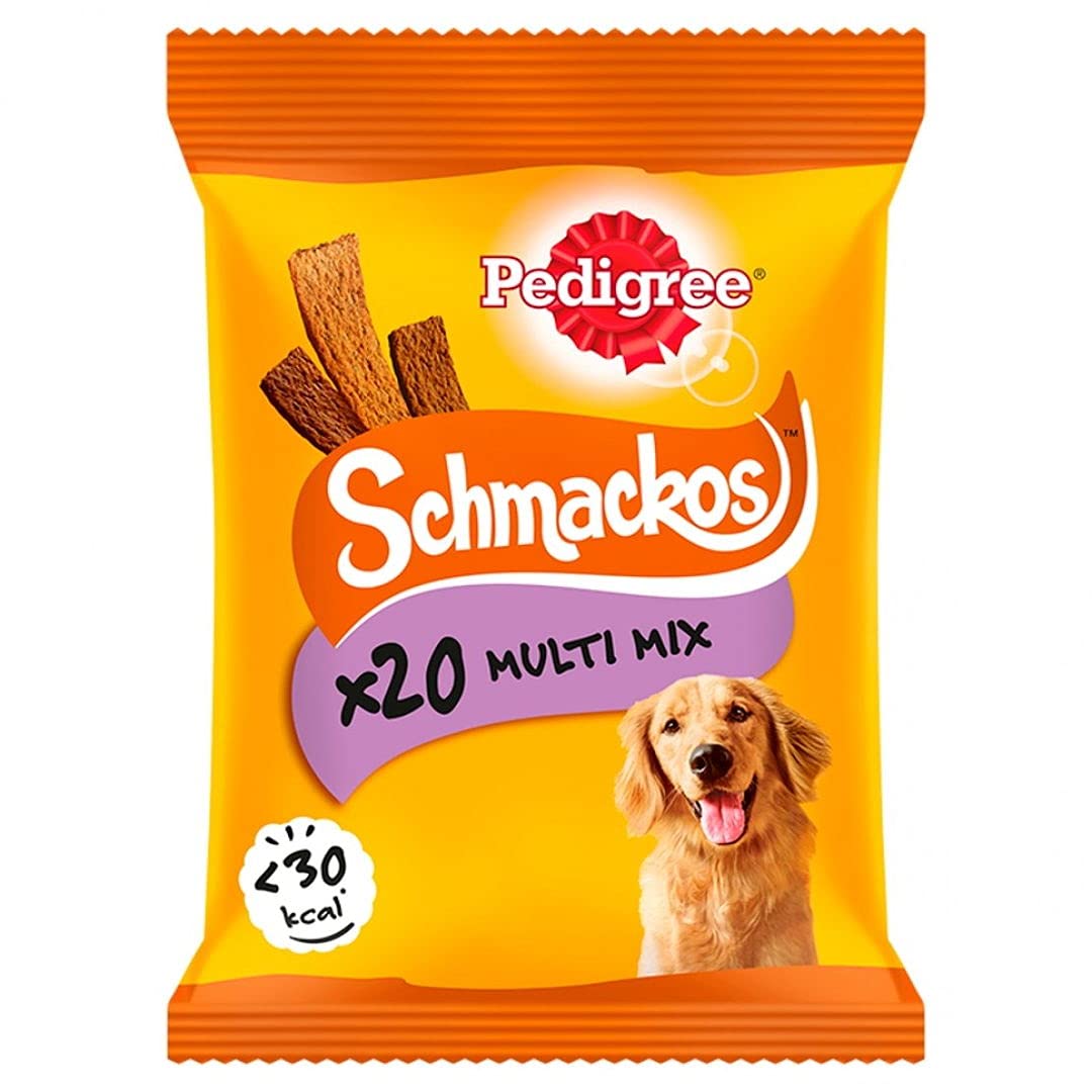 Pet Things Pedigree Schmackos Meat Variety 20 Stick (Pack of 9)