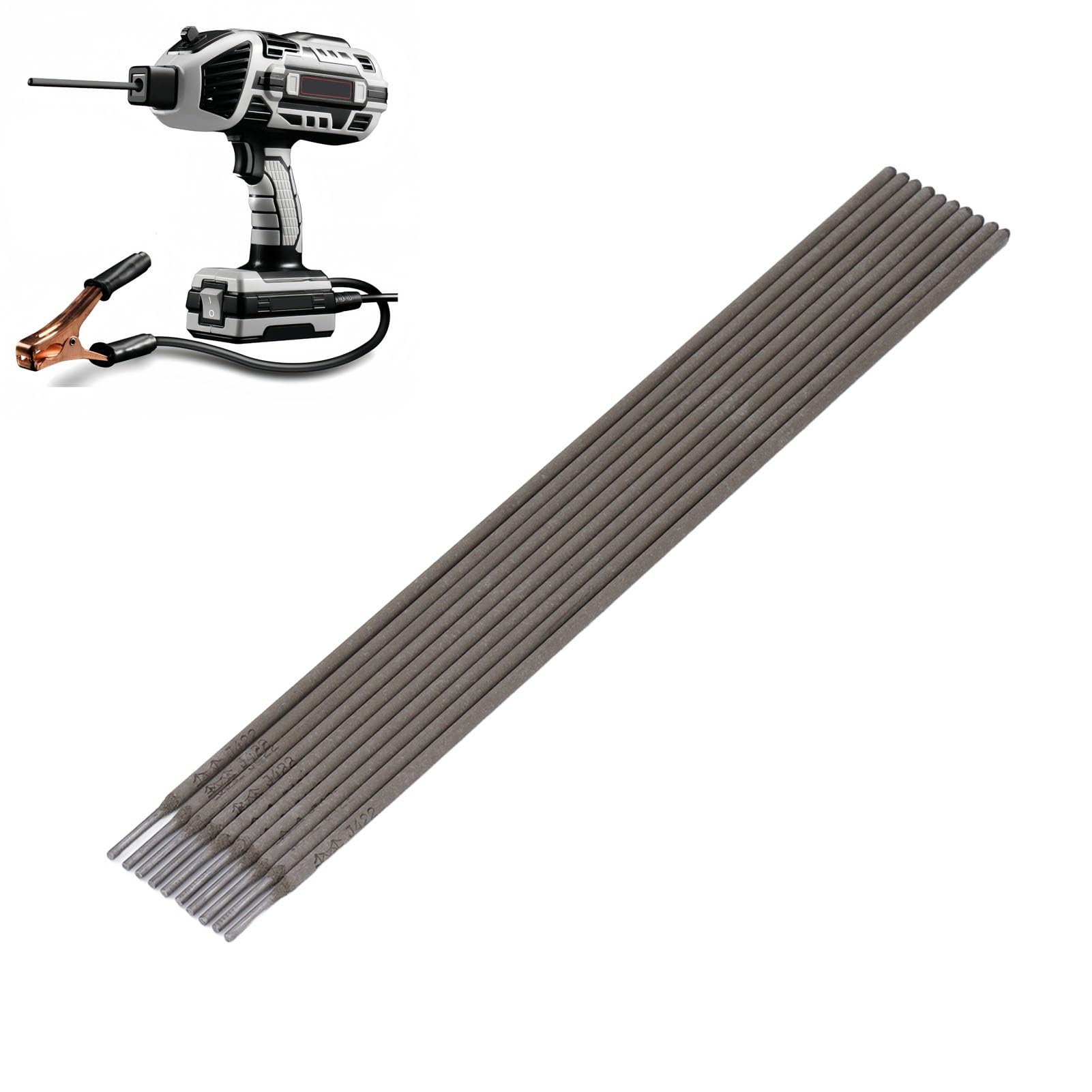 10PCS Carbon Steel Welding Rod for Thin Sheet Metal Repair Welding Rod Melt Welding Rod for Various Welding Projects