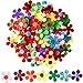 Sumind Felt Flowers Fabric Flower Embellishments for DIY Crafts, Assorted Colors (100)