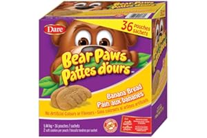 Dare Bear Paws Banana Bread 36 x 40g