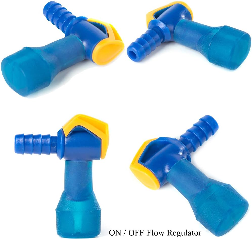 J.CARP Hydration Accessories Kit (7 in 1), Including 4PCS Bite Valve Replacement Mouthpieces, 2PCS Shutoff Valves, and 1PC O-Rings for Water Backpack Bladder Reservoir, Compatible with Most Brands : Sports & Outdoors