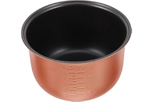 FUOYLOO 2l Nonstick Aluminum Alloy Rice Cooker Inner Pot with Dual Spray Thickened Layer, Replacement