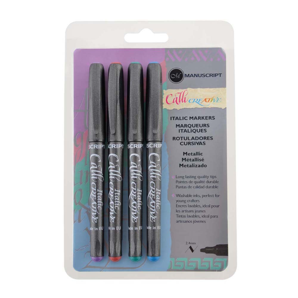 Manuscript Calli Creative Metallic Marker (Pack of 4)