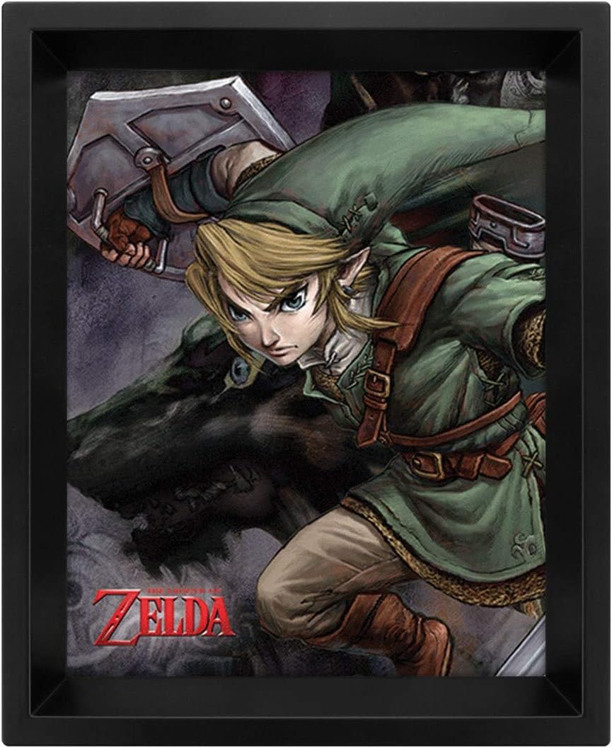 Nintendo 3D Lenticular Posters, Multicolour, 10 x 8-Inches