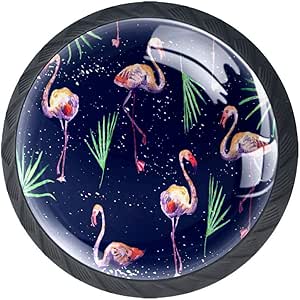 Flamenco Hipster Verde Hawaiano tirador cocina Perillas de gabinete