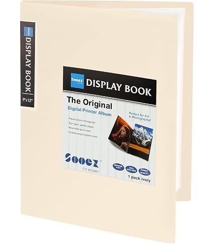 Amazon.com : Sooez Art Portfolios 11x17, Portfolio Folder with 30