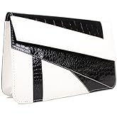 FiveloveTwo Womens PU Clutch Handbags and Purse Wallet Shoulder Party Satchels