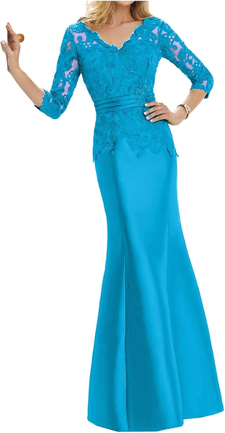Elegantes V-Kleid Für Damen - Figurbetontes Maxikleid Mit Rundhalsausschnitt