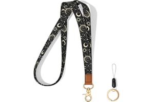 Hsxnam Neck Lanyard Key Chain, Long Lanyard Strap Keychain Holder for Women Men Car Keys ID Badges Card Wallet Phone Camera