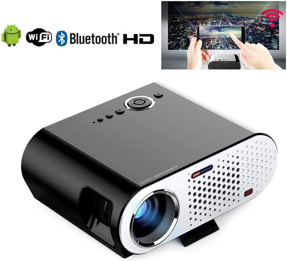 FASSTUREF Proyector portátil 3200 lúmenes Full HD 1080P WiFi ...