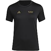 adidas Women's Los Angeles FC Local Warp Pre-Game Short Sleeve T-Shirt