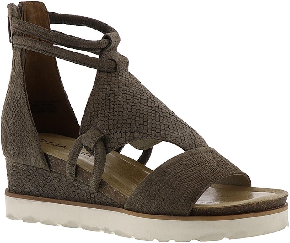 diba true green clover wedge sandal