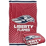Liberty University Flames Blanket, 36"x58", Logo