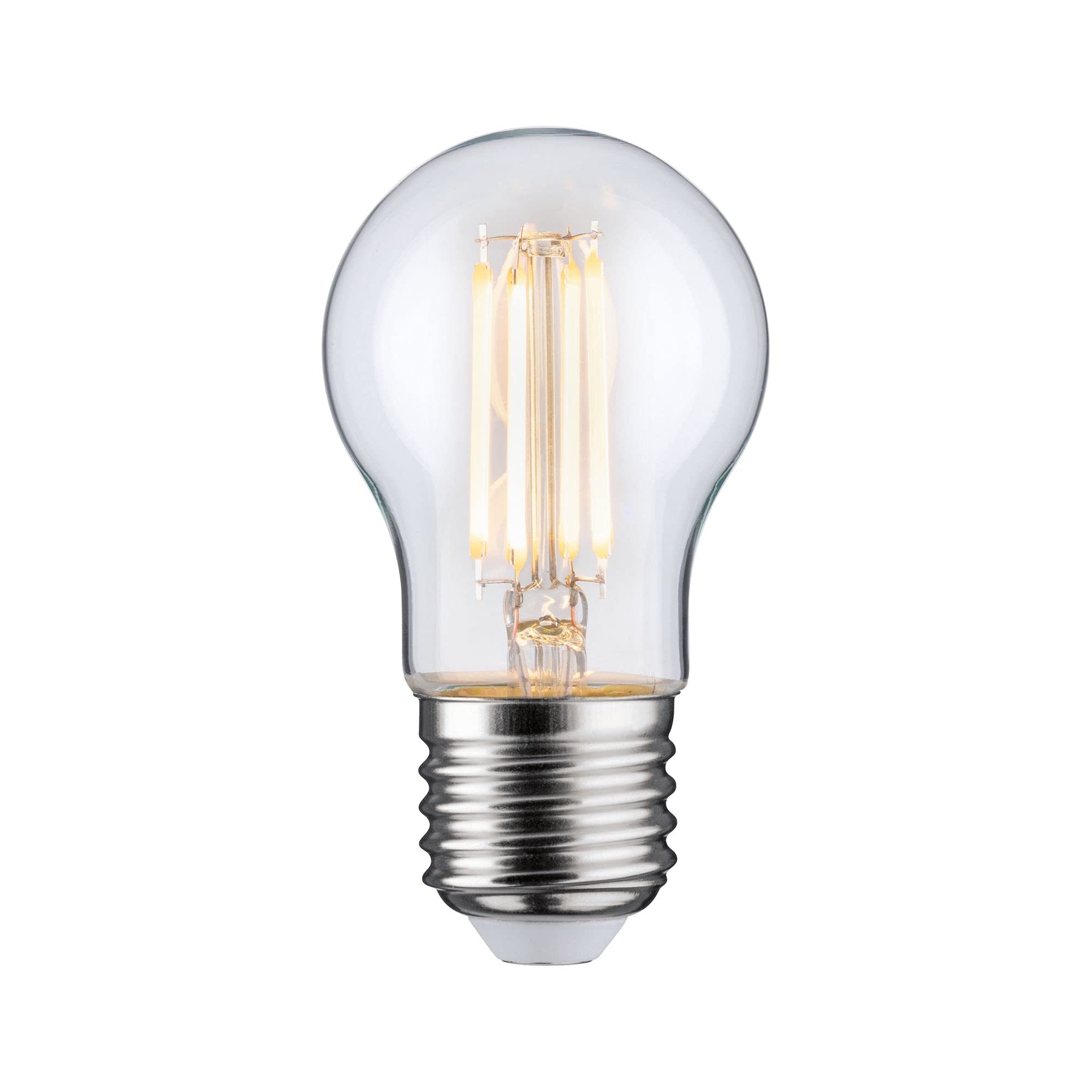 Paulmann 28654 LED Drop-Shaped Filament lamp 6.5 watts Classic lamp Clear 2700 K Warm White E27