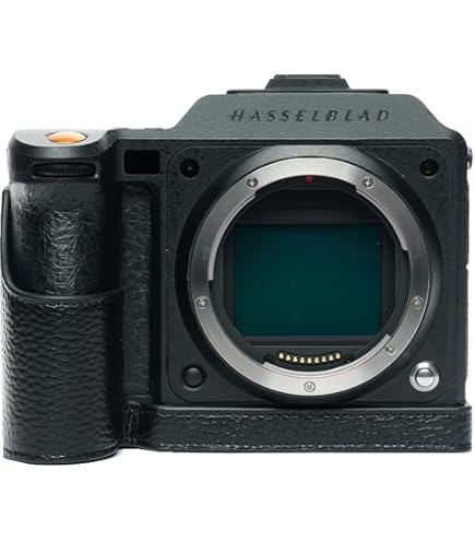 Amazon.com : Handmade Genuine Leather Camera Half Case for