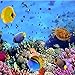 Uniclife Glowing Effect Silicone Artificial Coral Plant for Fish Tank, Aquarium Landscape Decoration,Fish Tank Decorations – Blue