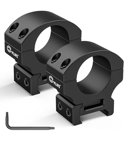 Weaver Quad-Lock Rings 49053, Tipoff, Medium, 1-Inch, Matte Black