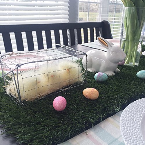 Premium Pro Turf- 1' X 12' ALL GREEN Synthetic Grass. Perfect table runner! - Thumbnail 4