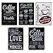 66Retro Coffee Menu Know Your Coffee, Metal Tin Sign, Wall Decorative Sign, Size 8