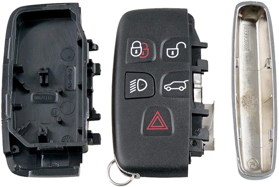 Key Fob Case,5 Button Black Smart Car Remote Key Fob Case Cover Shell replacement for, normal - Image 5