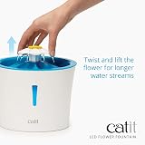 Catit Flower Water Fountain for Cats with LED Nightlight view 4