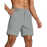 SNOWTEN Men's Classic Fit 7/9/11 Inch Golf Shorts Lightweight Long Stretch Hiking Short with 4 Pockets for Casual Work