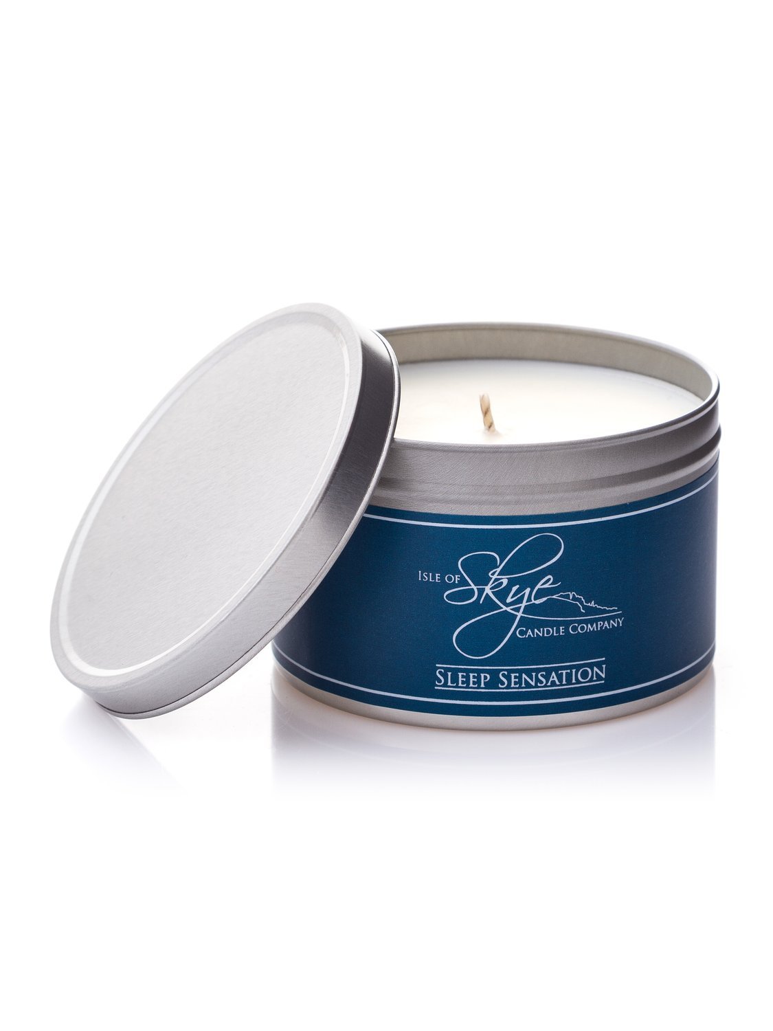 Isle of Skye Candle Company Sleep Sensation Travel Container | Natural Soy Wax Candle | Handmade in Scotland | Premium Scented Candle | Compact Lightweight Packaging | 30 Hours Burn Time
