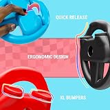 Orzly Steering Wheels for Nintendo Switch & OLED Party Pack (4) view 3