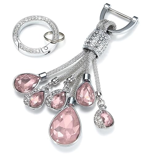 Bling Crystal Keychain for Women With Rhinestones, Fashionable Key