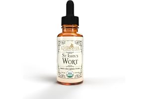 Organic St John's Wort 30 Servings - 800 MG Per Serving - Khroma Herbal Products - 2 FL OZ - Hypericum Perforatum