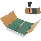 GALPADA Foot Impression Foam Box for Insoles Foot Orthotic Mold Kit for Accurate Shape Casting Footprint Mold Box for Posture Analysis Skin-Friendly Foam 12.59 X 12.20 X 1.57 in
