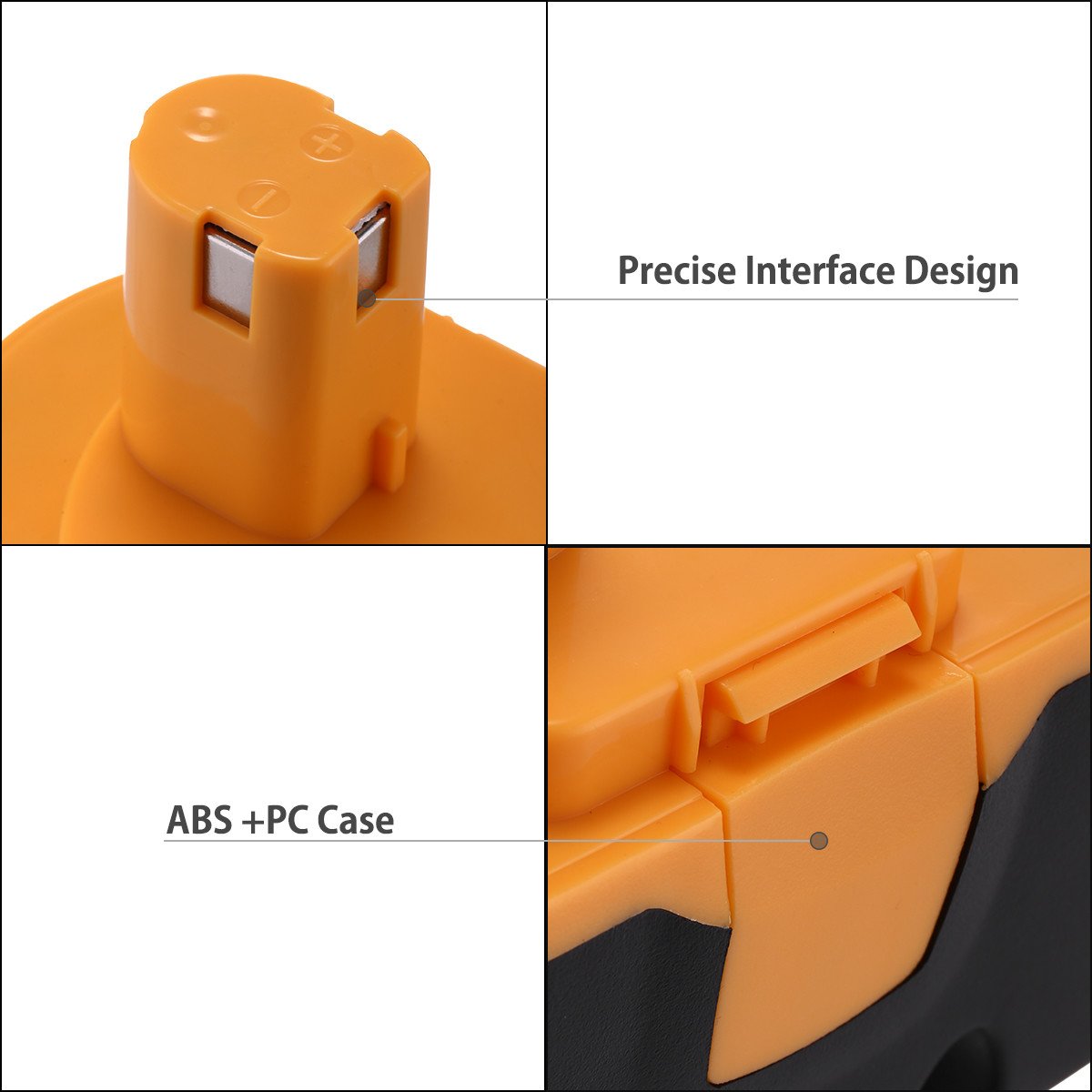 [Generic] Powerextra Upgraded 2 Pack 3000mAh Battery NI-MH Replacement Battery for Ryobi 18V Battery Ryobi one plus Battery Ryobi P100/P101 ONE+ 18V Battery