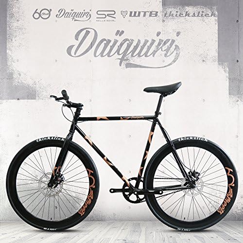 Daiquiri 700c Fixie Bike Urban Track Single Speed Road Bike Fixed Gear Commuter Bicycle S4 D