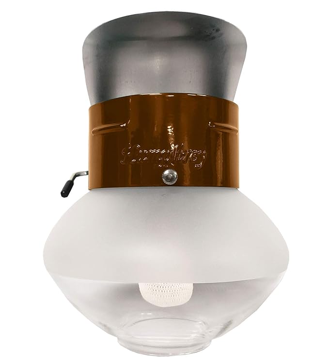 Humphrey 9RW Propane Gas Light, Rustic Walnut Preformed Mantle Review