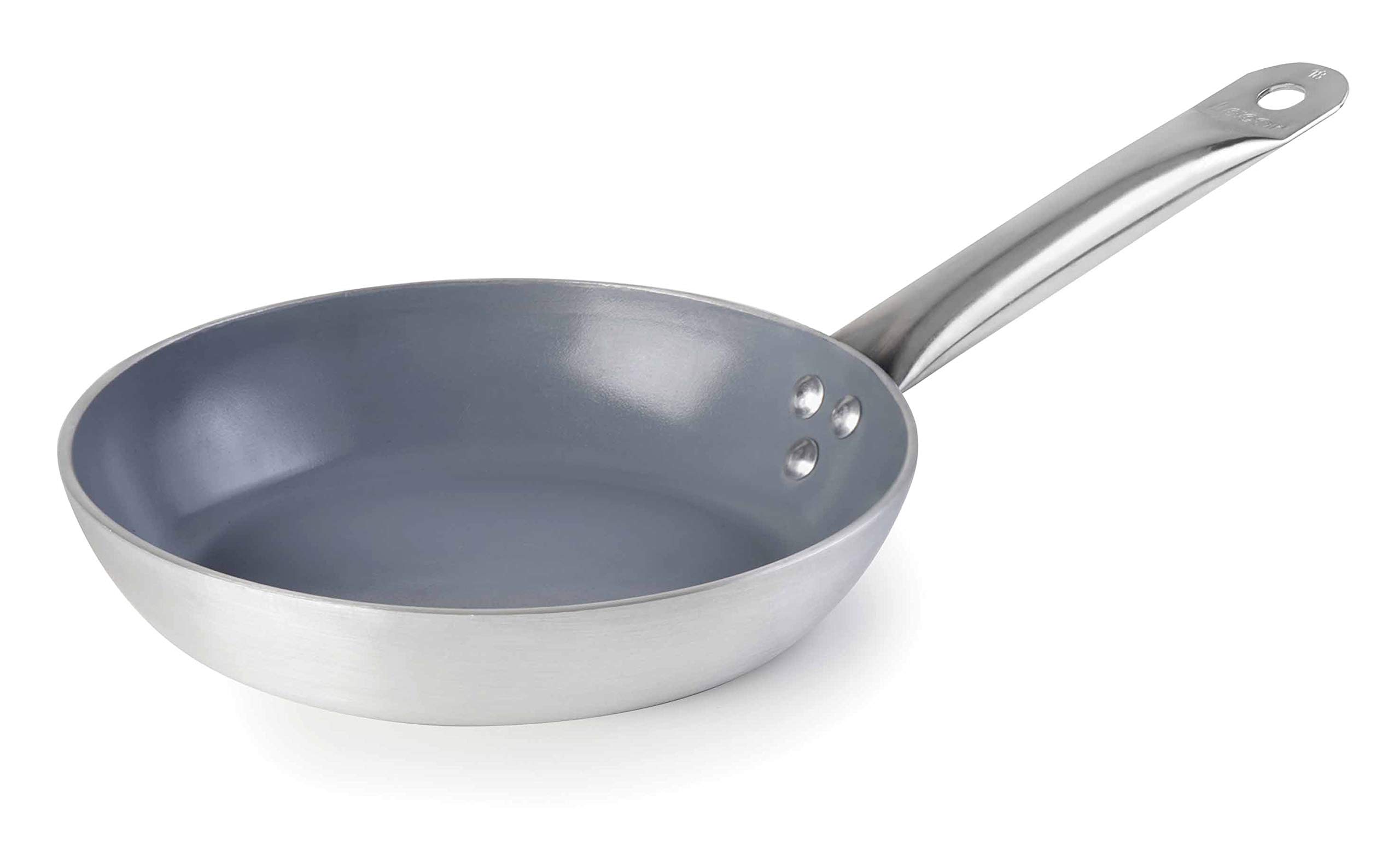 Lacor 22732 Eco-Chef Frying Pan with Bottom, 32 cm, Grey