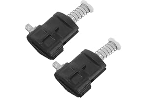 CIMAXIC 2pcs Metal Telescoping Luggage Handle Replacement Parts with Lock Clips for Medium Suitcase Pull Rod