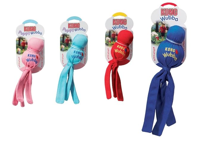 Kong Puppy Wubba Gr.S farblich sortiert