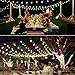 Qedertek Globe Battery Operated String Lights, 11ft 30 LED Outdoor Battery Lights, Waterproof Fairy Crystal Ball Lights for Indoor, Home, Garden, Patio, Lawn, Garden and Party Decoration(White)