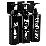 AUMIO 16.9oz Shampoo Dispenser for Shower Wall 3